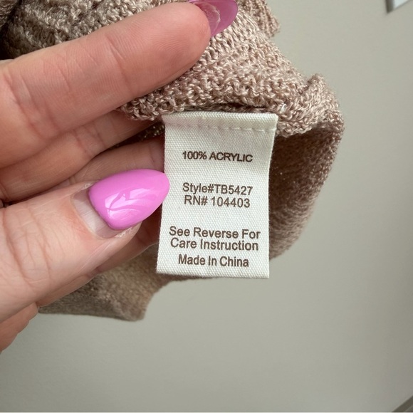 MINE Knitted Tank Top Lace Up Back - Picture 9 of 12